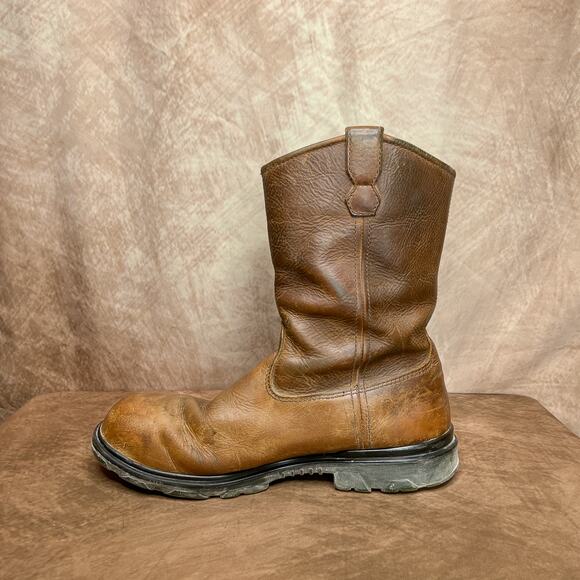 Wolverine Calf High Waterproof Plus Boots Slip & Oil Resistant Round Toe Leather - Picture 8 of 11